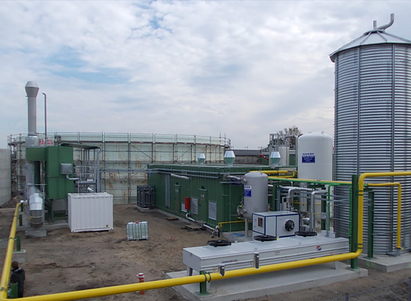 Aufbereitungsanlage für Biogas